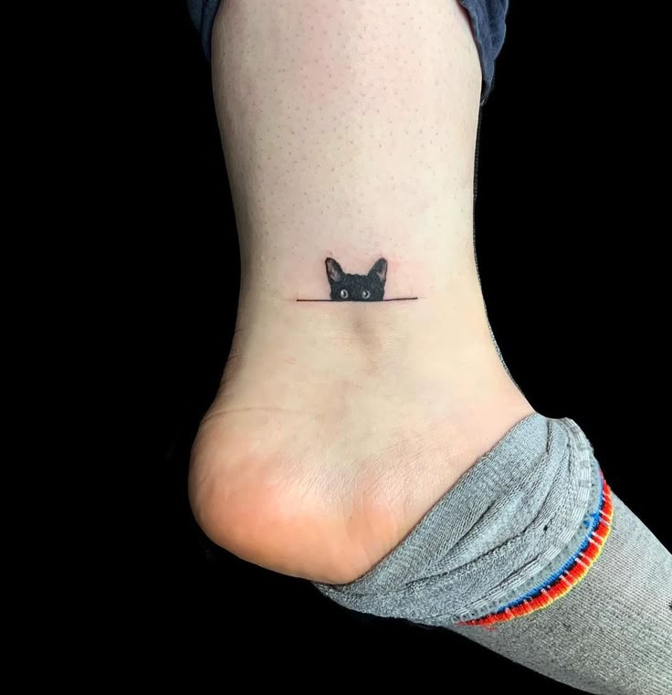 Enchanting black cat tattoo designs
