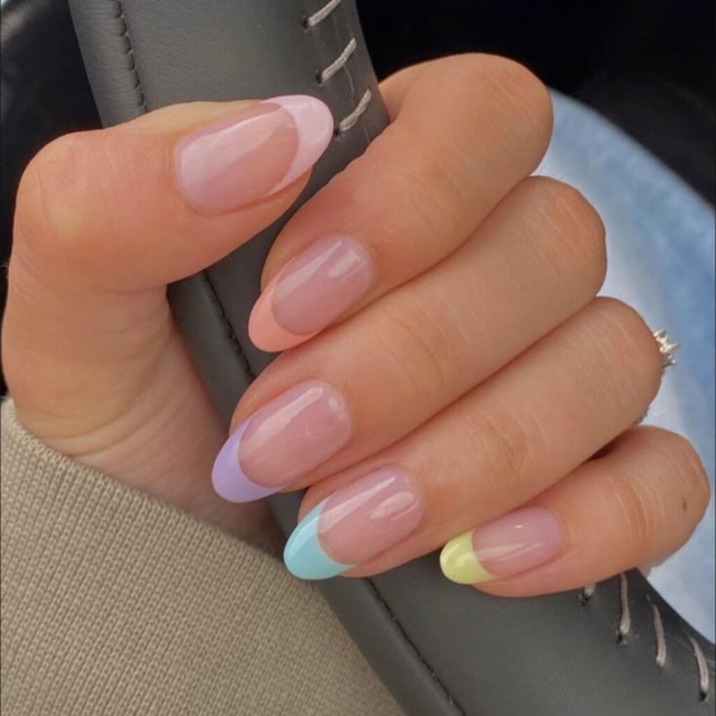 Pastel French Tips