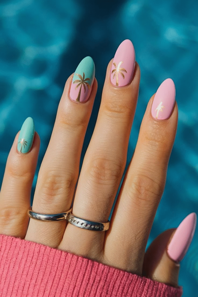 Summer Pastel Nails
