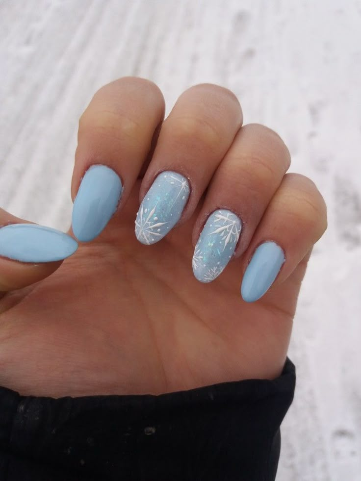 Winter Pastel Nails