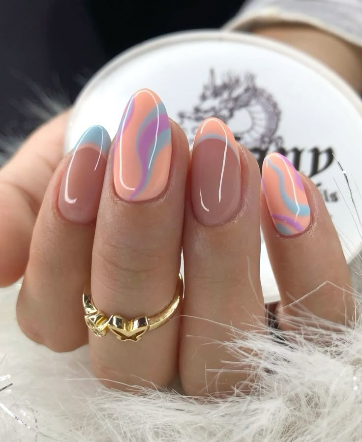 Pastel Abstract Swirls
